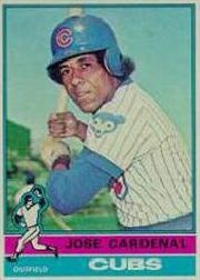 1976 Topps Baseball Cards      430     Jose Cardenal